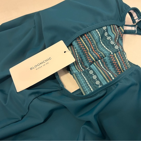 BloomChic Other - Teal Bloomchic Tankini Top